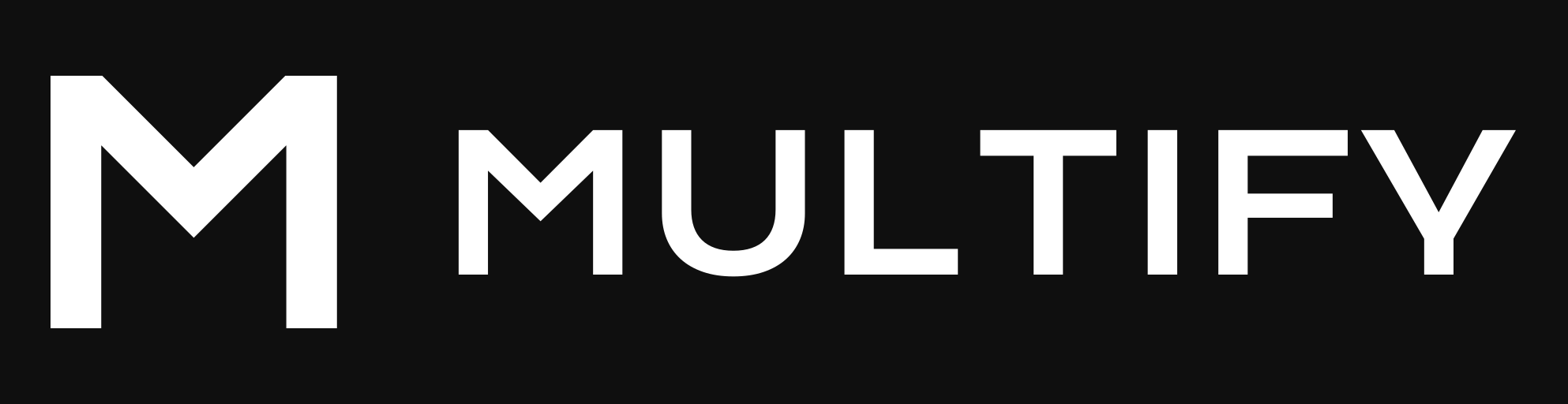 Multify lockup, white